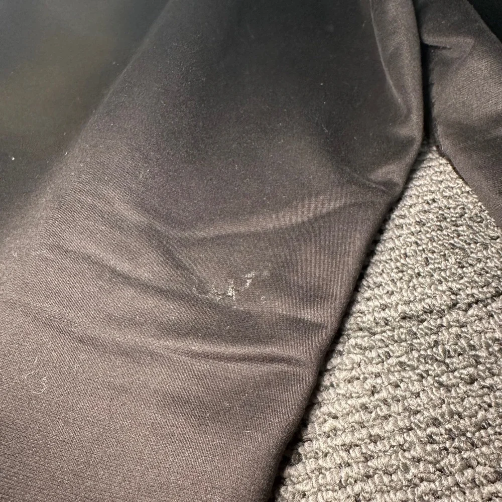 Under Armour Mens Black Fleece Lined Track Pants Straight Leg LG 207562 FW09
